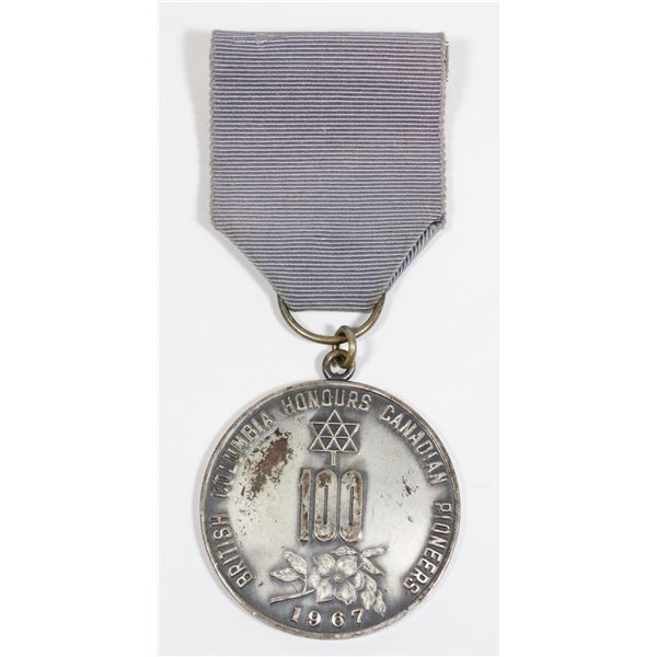 #254 1967 British Columbia Canadian Pioneers Medal