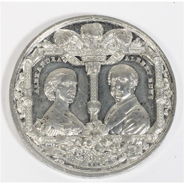 #258 1863 Royal Wedding Medal Prince of Wales &