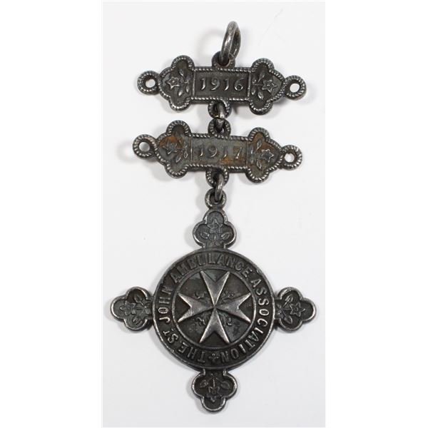 #292 WW1 St. John's Ambulence Association Medal