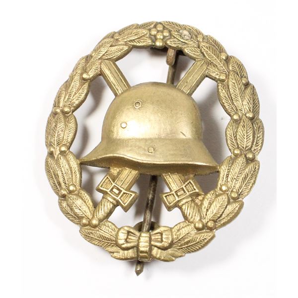 #312 WW1 German Gold Wound Badge 1st Class Voided