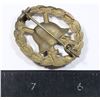 Image 2 : #312 WW1 German Gold Wound Badge 1st Class Voided