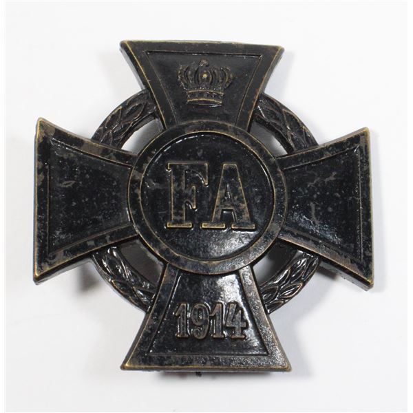 #318 WW1 Friedrich-August-Kreuz Medal 1st Class