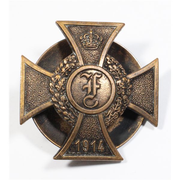 #321 WW1 Duchy of Anhalt Friedrich Cross 1st Class