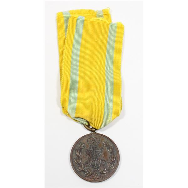 #348 WW1 Saxony Friedrich August Medal Bronze