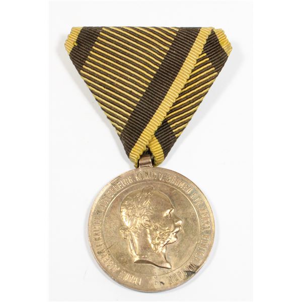 #351 Austria Hungary War Medal 1873