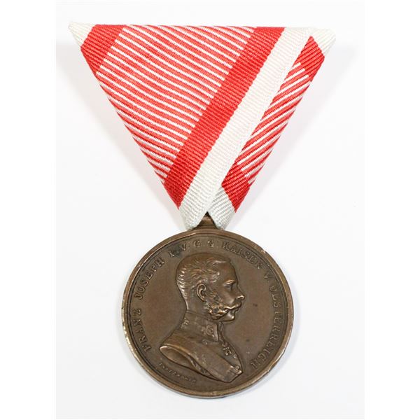 #354  Austria Bravery Medal Franz Joseph Variation