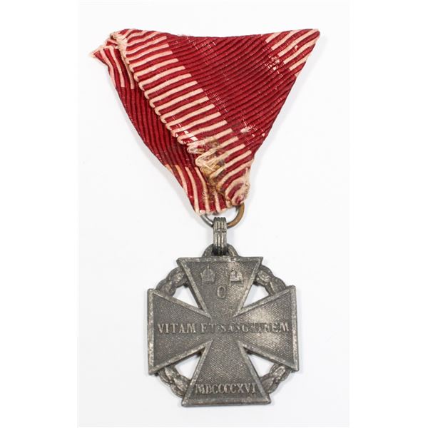 #356 WW1 Austria-Hungary Karl Troop Cross Medal