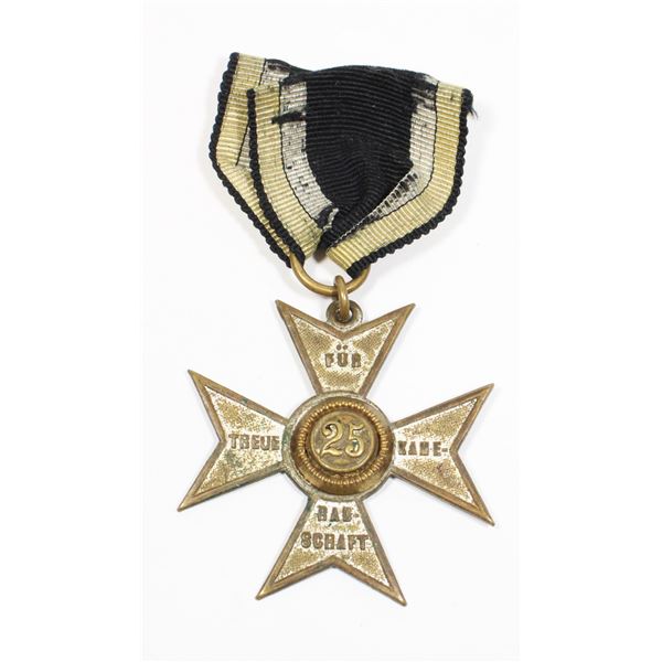 #375 Deutscher Kriegerbund 25 Years Member Medal