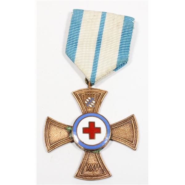 #390 Bavarian State German Red Cross 25 Year
