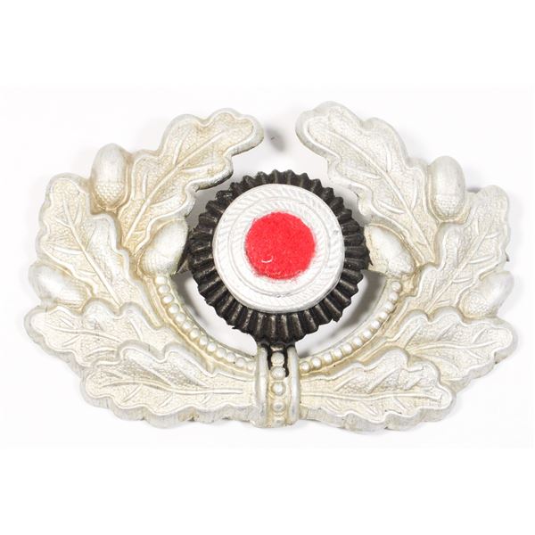 #415 German Officers Visor Cap Wreath & Cockade
