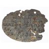 Image 1 : #431 WW1 Imperial German Dog Tag ID Tag 7K JR343