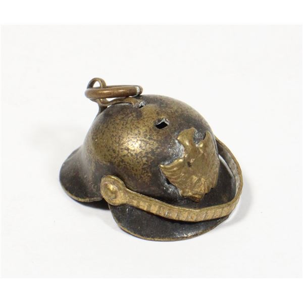 #443 WW1 German Pickelhaube watch fob pendant
