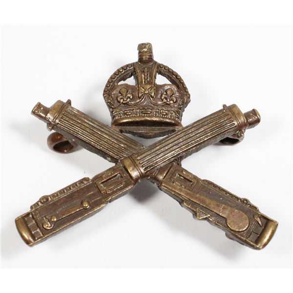 #509 WW1 Canadian Machine Gun Corps Collar Badge