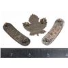 Image 2 : #510 WW1 11th Canadian Mounted Rifles Cap Badge