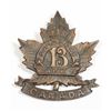 Image 1 : #515 WW1 13th Canadian Mounted Rifles Collar