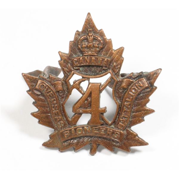 #522 WW1 Canadian 4th Overseas Pioneer Battalion