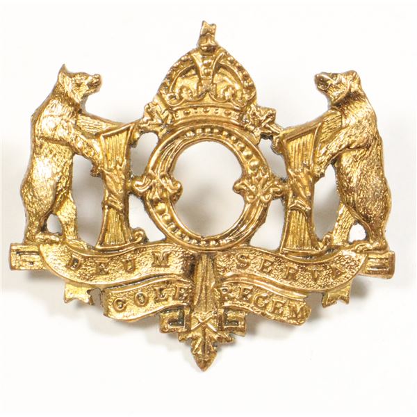 #524 Canadian 101st Edmonton Militia Collar Badge
