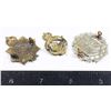 Image 2 : #618 Lot of 3 WW2 Canadian Collars Garrison
