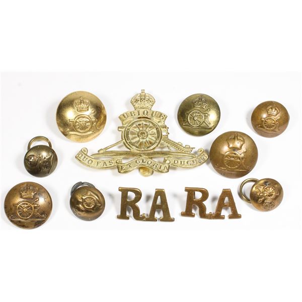 #659 Lot of British Royal Artillery Insignia