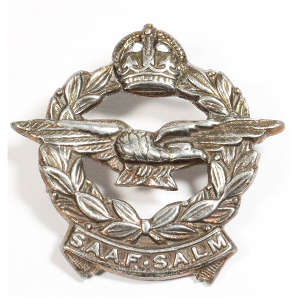 #672 WW2 South African Air Force Cap Badge