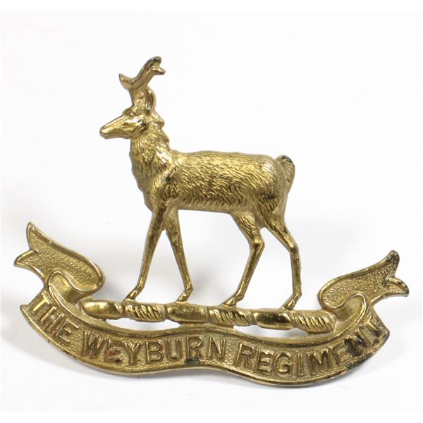 #674  British The Weyburn Regiment Cap Badge