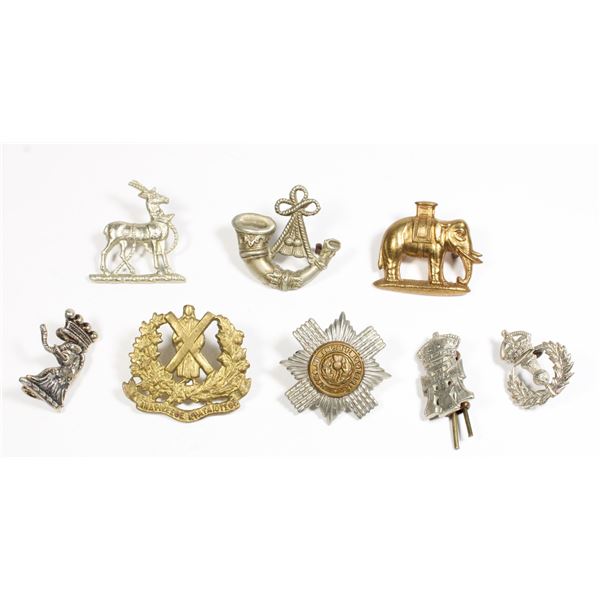 #681 Lot of Assorted British Collar Badges