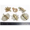 Image 2 : #692 WW2 British Cap Badge Lot 6 Gloucestershire