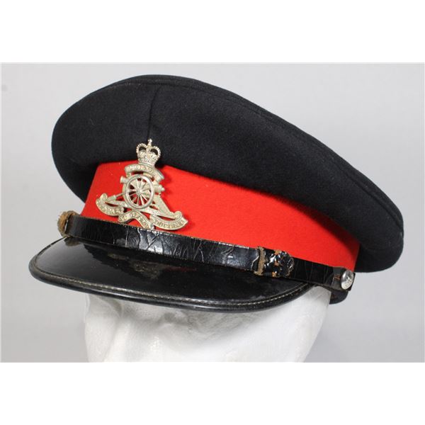 #897 1960's Royal Canadian Artillery Visor Cap