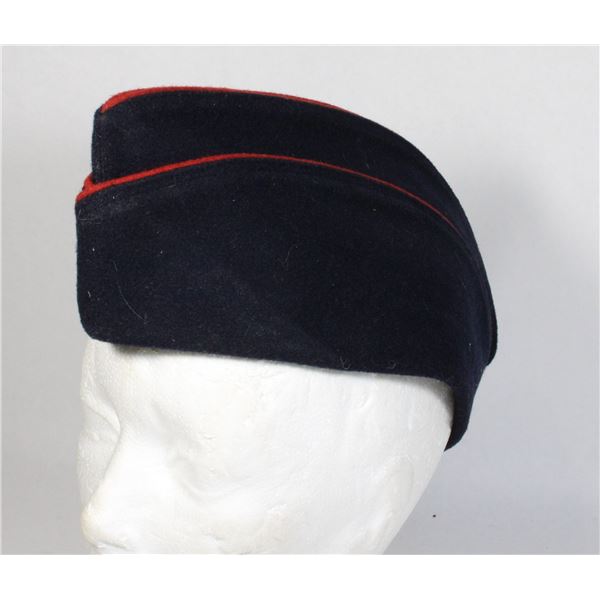#926 1900's Large Size Military Wedge Cap Blue/Red