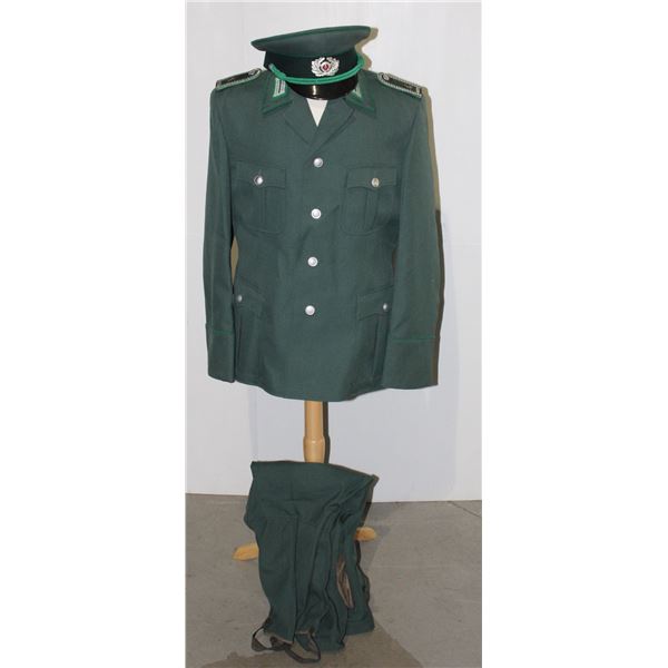 #942 Cold War East German Officers Uniform + Visor