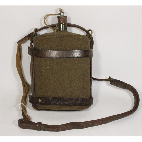 #967 WW1 British Canadian Water Canteen 1917 Date
