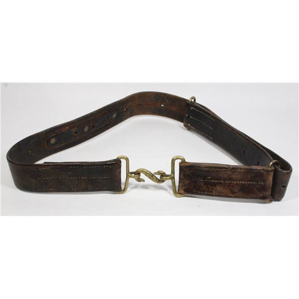 #972 WW1 British Canadian Snake Waist Belt