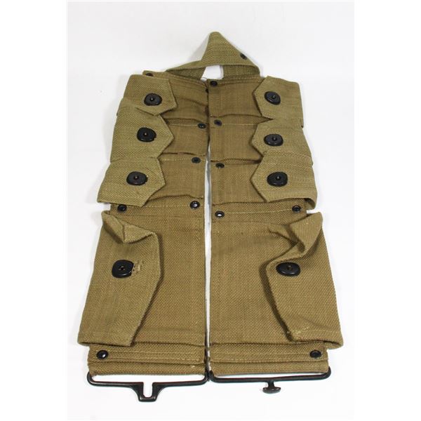 #983 Green Military 8 Pocket Bandolier