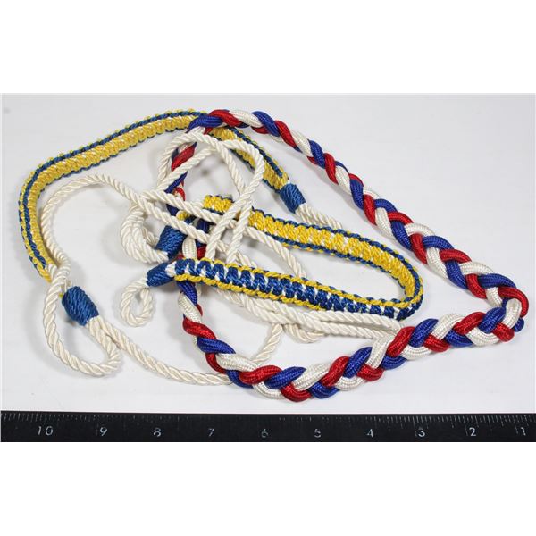 #996 WW2 1940's 1950's Canadian Unit Lanyards Lot