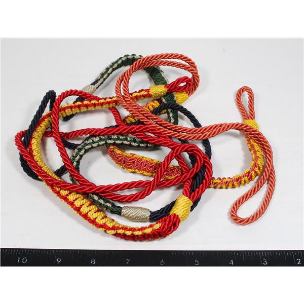 #997 WW2 1940's 1950's Canadian Unit Lanyards Lot