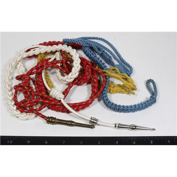 #999 Lot of 4 Canadian Unit Lanyards Lot