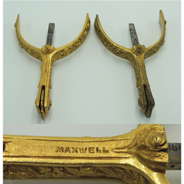 #1000 Rare 1800's British Maxwell Officer’s Spurs