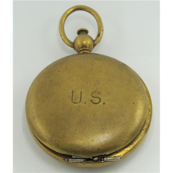 #1020 WW2 U.S. Marked Compass Worn