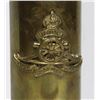 Image 2 : #1046 WW2 British Royal Artillery Trench Art Shell