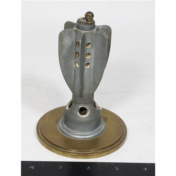 #1050 WW2 British Mortar Tail Trench Art Lighter