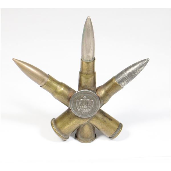 #1051 WW1 German Trench Art Button Bullets