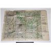 Image 1 : #1071 WW2 British Military Map Antwerp Belgium