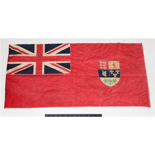 #1078 WW2 Canadian Red Ensign Flag 31 x 15.5 Inch