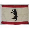 Image 1 : #1079 Landesflagge German Berlin Flag 22x16 Inches
