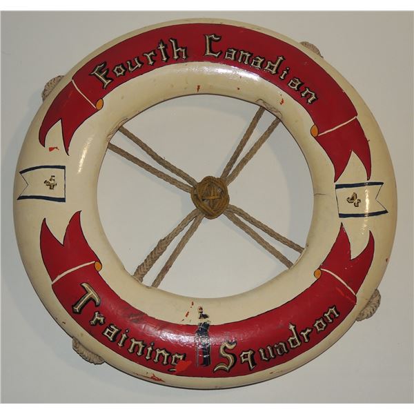 #1088 WW2 Lifebuoy 4th Canadian Training Squadron