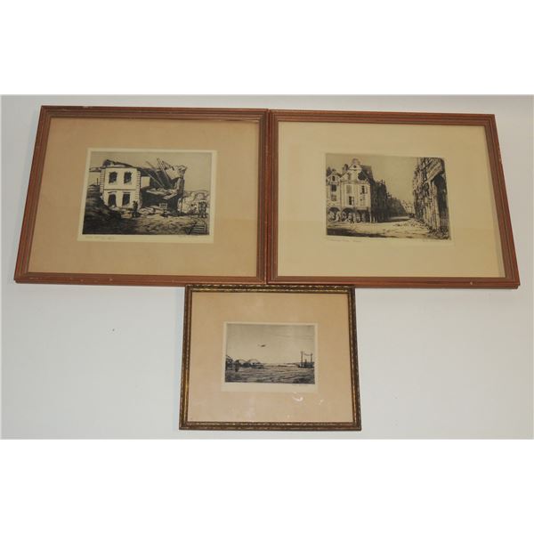 #1090 WW1 Canada Signed Artwork  Gyrth Russell
