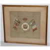 Image 1 : #1135 Embroidered WW1 Malta Soldiers Photo Frame