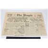 Image 1 : #1153 WW2 Newspaper The People January 28th 1945