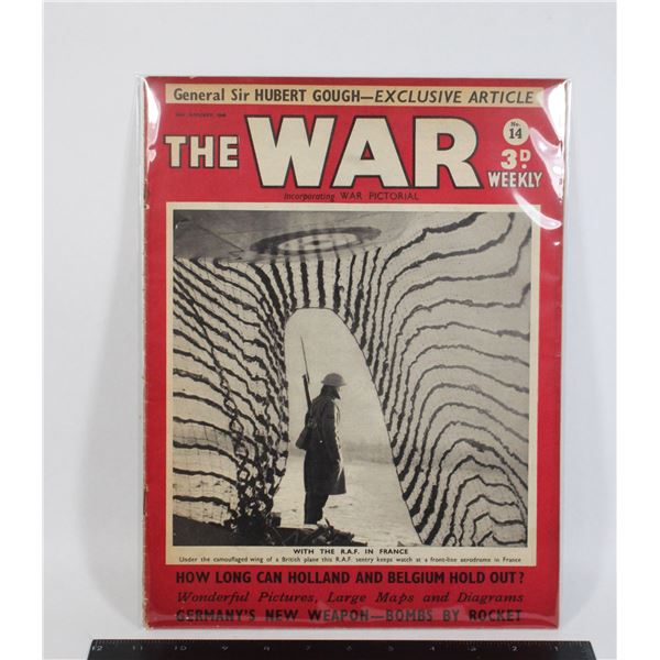 #1170 The War British Magazine #14 January 24 1940