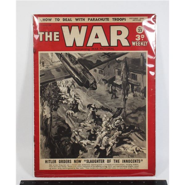 #1173 The War British Magazine #33 June 7th 1940